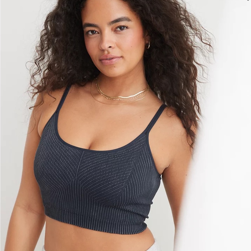 Aerie Offline Sports Bra Washed Rib